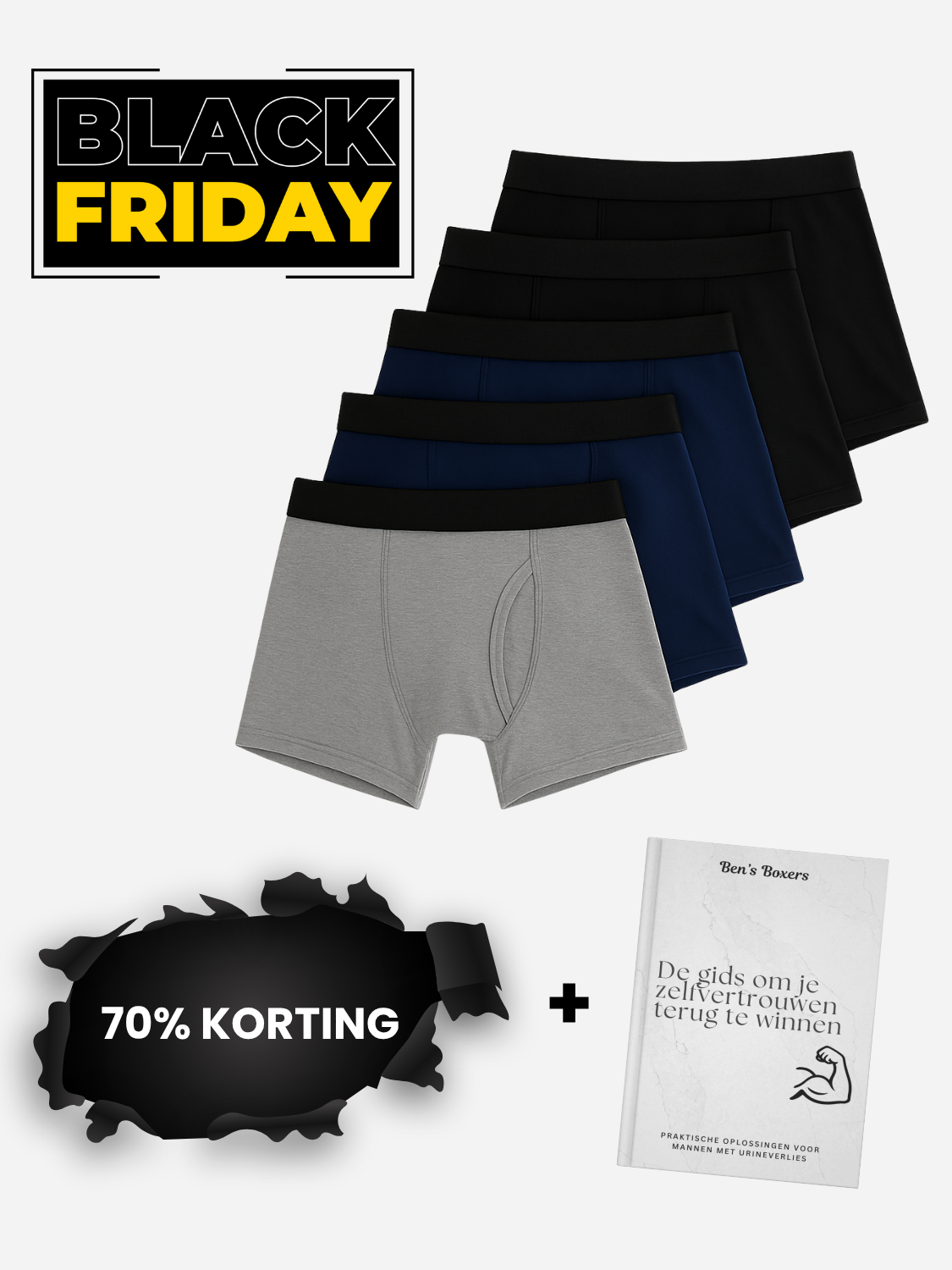 Ben's Pro Lekvrije Boxers (5-Pack)