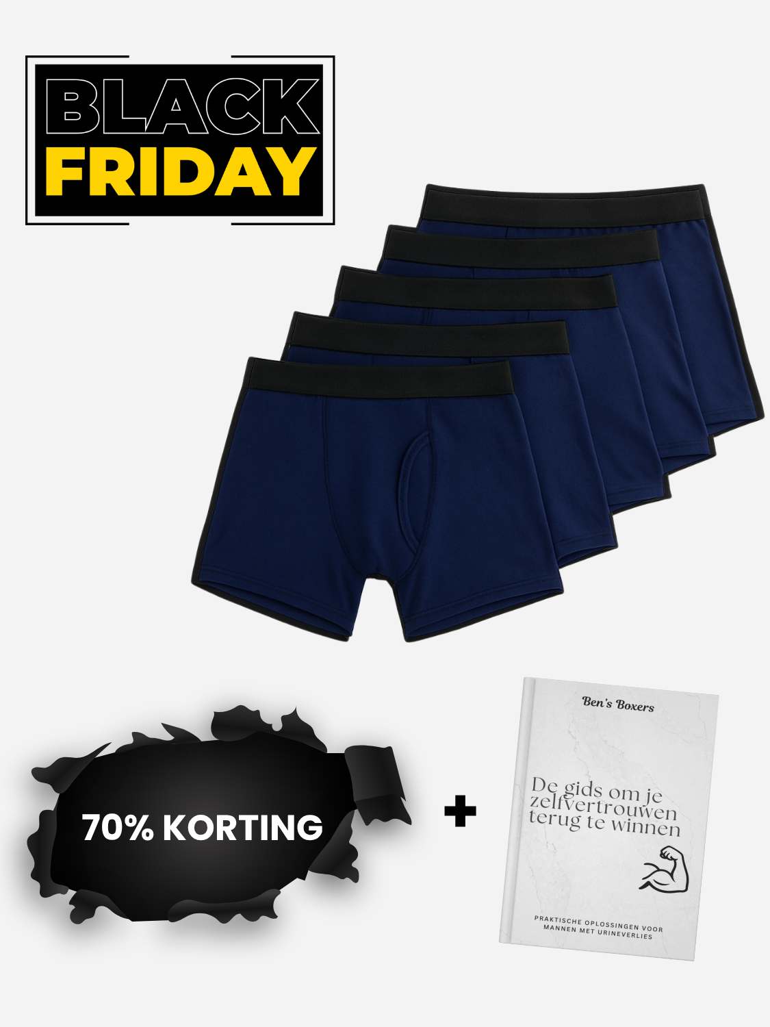 Ben's Pro Lekvrije Boxers (5-Pack)