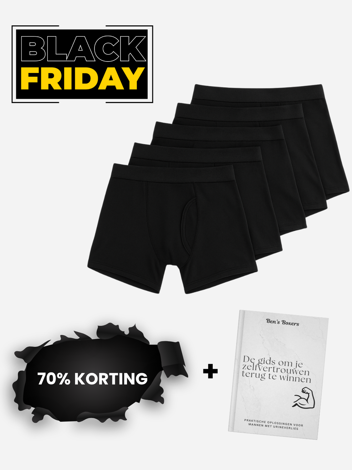 Ben's Pro Lekvrije Boxers (5-Pack)