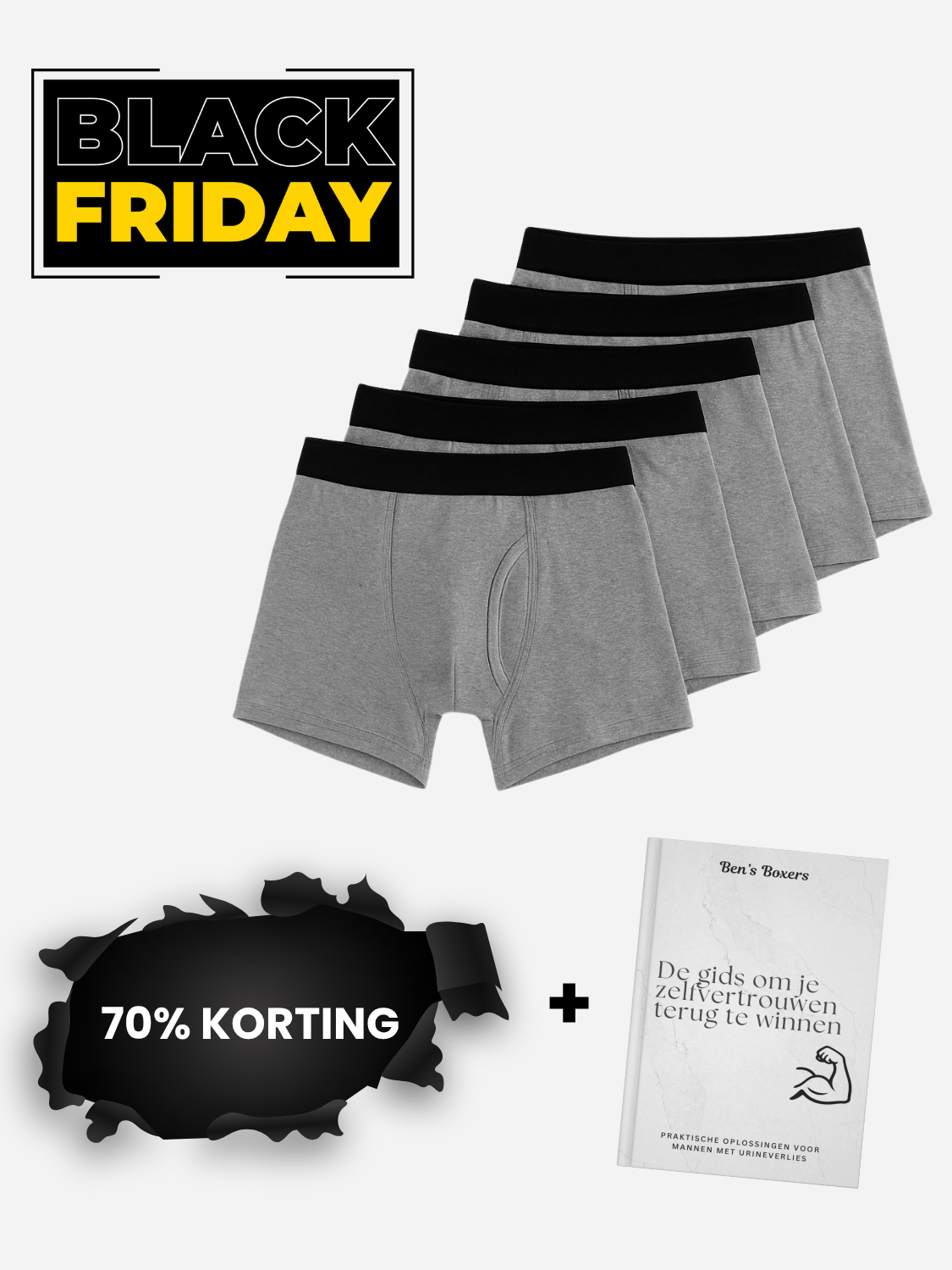 Ben's Pro Lekvrije Boxers (5-Pack)